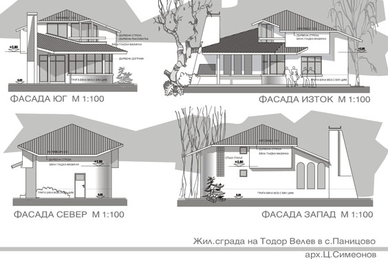 обект: Жил. сграда в с. Паницово / 2001г.